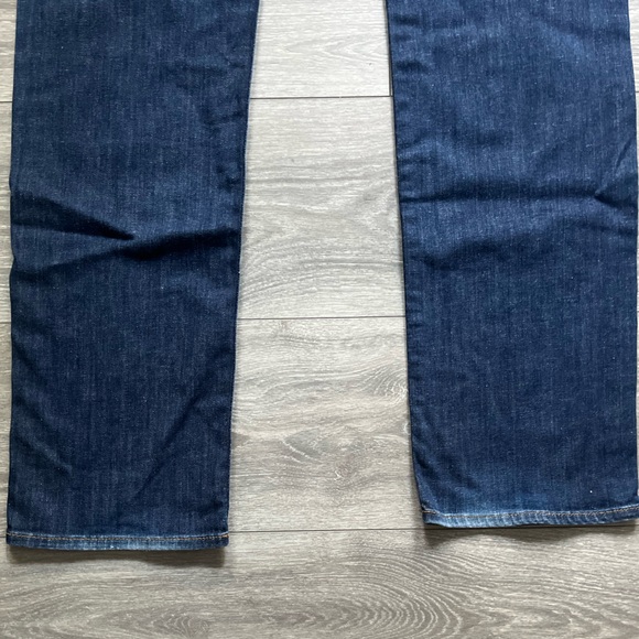 7 For All Mankind Dark Blue Straight Leg Jeans, 33 x 32 - Picture 8 of 12